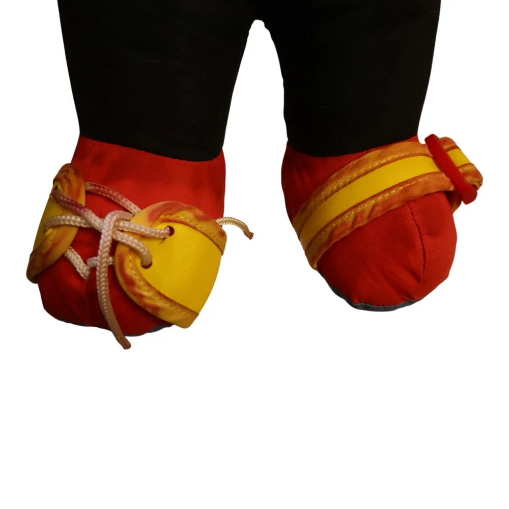 Vintage Mickey Mouse Learning Toy Dress Doll Tie Buckle Zip Button Disney Plush - Picture 15 of 16